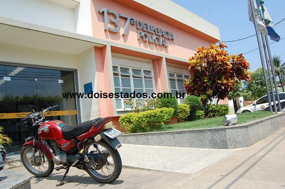 Moto recuperada. Foto: Nelson Barros Moto recuperada. Foto: Nelson Barros