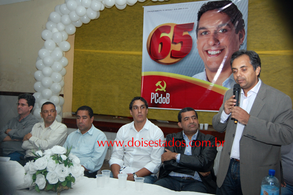 Sandro Cruz, representando o Ministro dos Esportes, Aldo rebelo.  foto: laelson barros