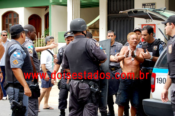 Momento qm Rui, era preso. Foto: Laelson Barros Momento qm Rui, era preso. Foto: Laelson Barros